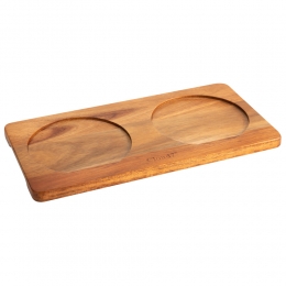 Cloud7Voerbak-onderleggerWoodenDogStationbruinMaatM