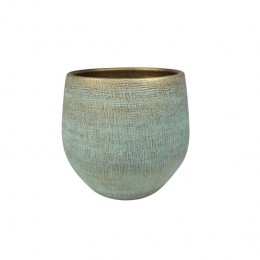 TerSteegeBloempot-SierpotTurquoiseD31cmH28cm