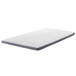 Beliani-COMFY-Matrastopper-Grijs90x200cm-Polyester