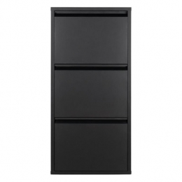 SpinderDesignBilly3Schoenenkast-Zwart