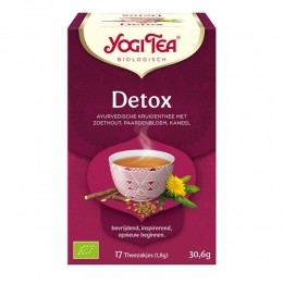 3xYogiteaDetoxBiologisch17stuks