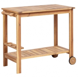 Beliani-SASSARIII-Trolley-Lichtehoutkleur-Acaciahout