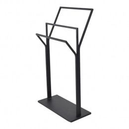 LOFT42FirmHanddoekenrek-3roedes-Zwart-Metaal