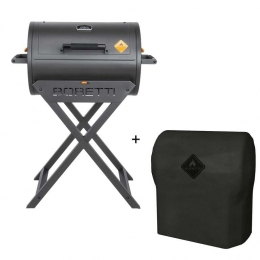 BorettiFratellohoutskoolbarbecue20inclbeschermhoes