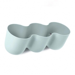 QUVIOWandbloempot-trioplastic-Lichtblauw