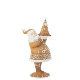 J-LinedecoratiePeperkoekKerstmanCake-polyresin-bruin