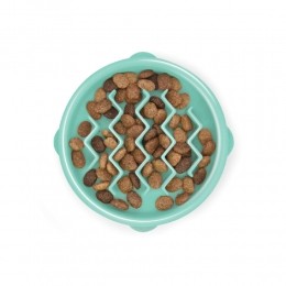 OutwardHoundDogFunFeederWaveSmallMintgroen145x13x3cm