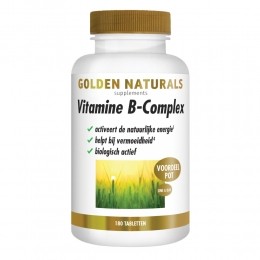 GratisVerzending2xGoldenNaturalsVitamineB-complexVegan180tabletten