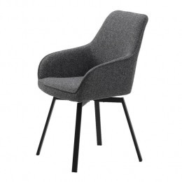 NordicHomeKaijaarmstoel-donkergrijs