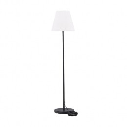 NestoutdoorLienTuinVloerlampWitMetZwarteVoet