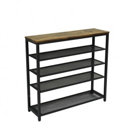 Furnilux-Schoenenrekmet4Roosters-100x30x925cm