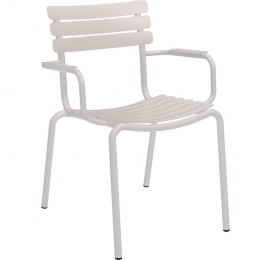 HoueAluatuinstoelmetarmleuningMutedwhite