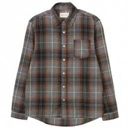Revolution-RegularShirt-OverhemdmaatXXLgrijsbruin