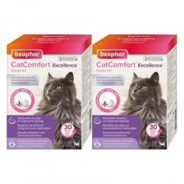 2xBeapharCatComfortExcellenceStarterskitVerdamperNavulling48ml