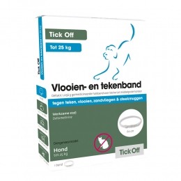 TickOffAntiVlooienenTekenHalsbandHondtot25kg