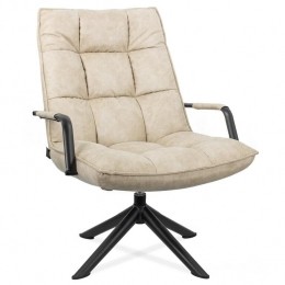 DraaifauteuilMetArmleuning-Fauteuil-Beige-70x80x100cm