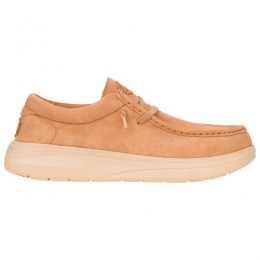 HeyDude-WallyCOMFSuede-Sneakersmaat45beigeoranje