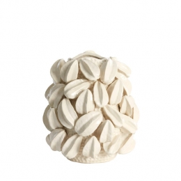 LightlivingVaasdeco32x315x365cmCARAMBOLAkeramiekcrme