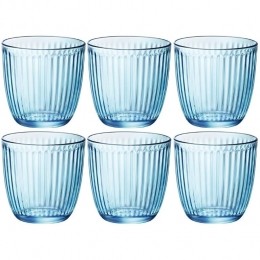 BormioliRoccoDrinkglazen-6x-blauw-tumblerglas-290ml