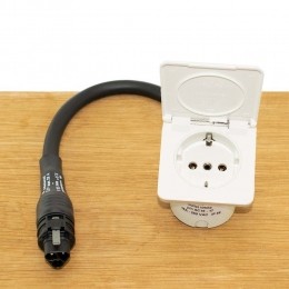 Wandcontactdoosenkelvoudigwit16A
