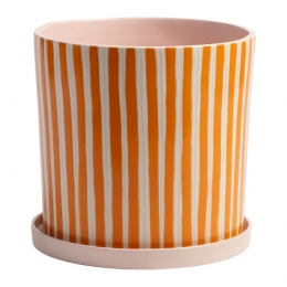 kleveringRayBloempotLarge-Oranje