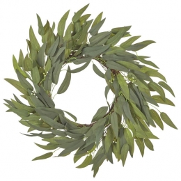 Beliani-GAMRUN-Krans-Groen-65cm-Synthetisch