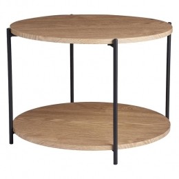 LisommeLinaRondeHoutenSalontafel55cm-Naturel