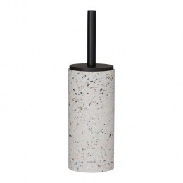 SealskinBlendToiletborstelmetHouderVrijstaandTerrazzo