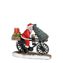 Santaonbicyclel9xb35xh75cmLuville-Luville