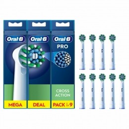 Oral-BOpzetborstelsProCrossActionWit9stuks