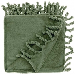 UniqueLiving-PlaidLieke130x160cmPesto