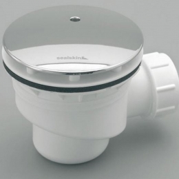 SealskinDouchebakSifon5052mmWitChroomOPOP