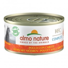 48xAlmoNatureHFCCompleteGraanvrijKattenvoerNatKipWortel70gr