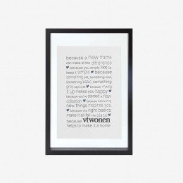 vtwonenFotolijstZwart-A4-formaat