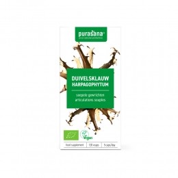 GratisVerzendingPurasanaDuivelsklauw300MgBio120Capsules