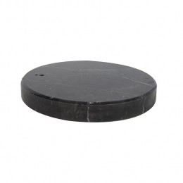 QAZQAMarmerenvoetzwartrondvoorbooglampXXL