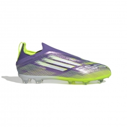 adidasF50EliteVeterlozeGrasVoetbalschoenenFGKidsPaarsWitNeongeel