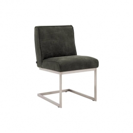 GoossensEetkamerstoelTomleuning-Lederzonderarmleuning