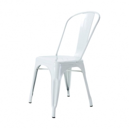 LegendMetalenEetkamerstoelWit