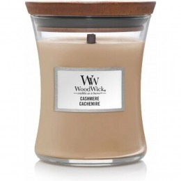 WoodWickGeurkaarsMediumCashmere275gr