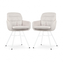 NolonNoa-MiaEetkamerstoelenSetvan2-Beige-WittePoten