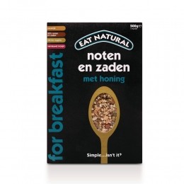 6xEatnaturalOntbijtNotenZadenmetHoning500gr