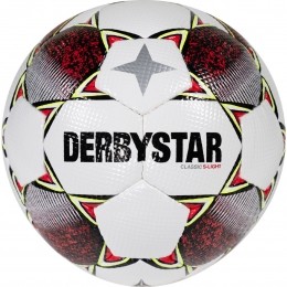 DerbystarClassicS-LightIIVoetbal8x1VlakkenMaat5WitRoodGeel