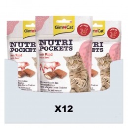 12xGimCatNutriPocketsRund60gr