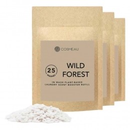 3xCosmeauGeurbooster25WasbeurtenNavullingWildForest250gr