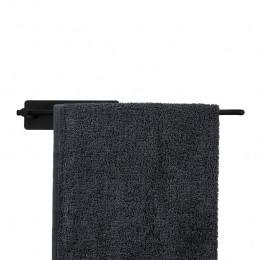 QUVIOHanddoekhoudermetaal-Zwart-33cm