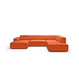 NADUVICollectionNinaU-bankRechts-Velvet-Oranje