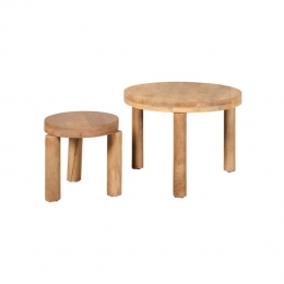 SalontafelsetVan2CaenHout-MangoHout-Naturel