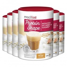 6xModifastProteinShapeMilkshakeCappuccino420gr
