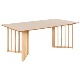Beliani-LEANDRA-Eettafel-Lichtbruin-MDF